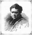 Сарони. Гравюра с портретом Е. Блаватской