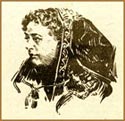 Неизвестный автор. Рисунок-портрет Е. П. Блаватской. Воспроизведен в сборнике теософских трудов Кармические видения