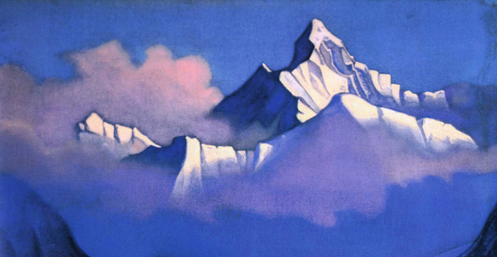 Н.К. Рерих. Гималаи. Утро. 1937.
